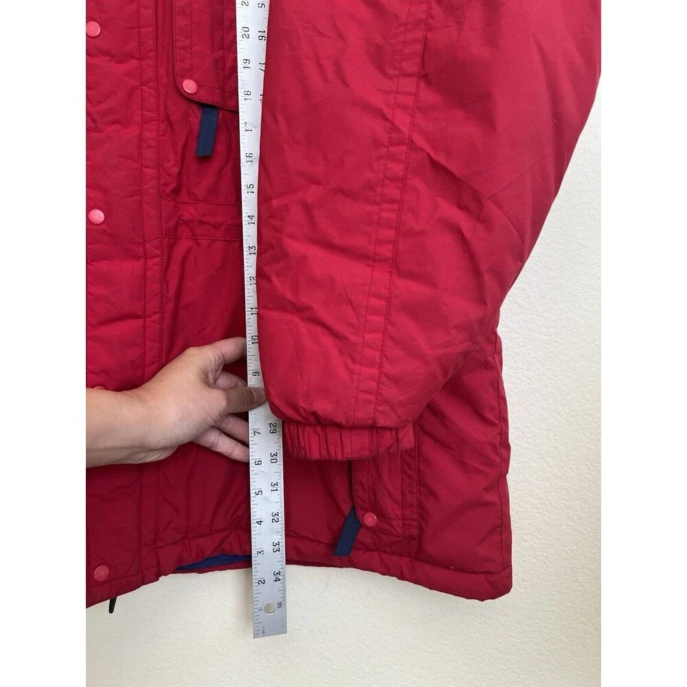Vtg Patagonia Insulated DAS Puffer Jacket 90's Parka Red Blue‎ Mens L 84161 F3